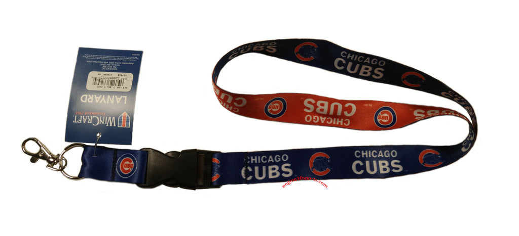 Chicago Cubs 22" Lanyard with Detachable Buckle